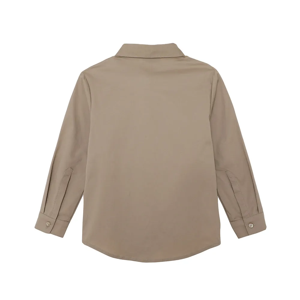 Vauva FW23 - Boys Cotton Shirt (Khaki)
