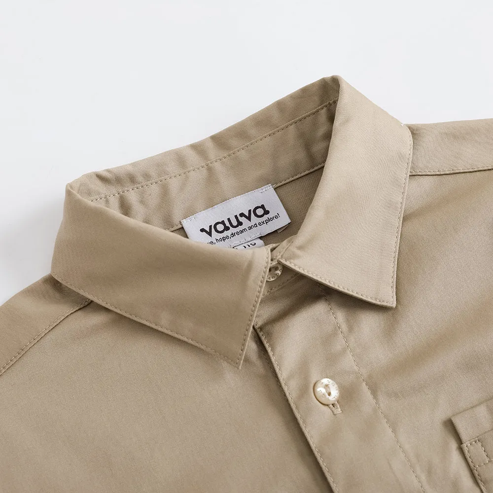 Vauva FW23 - Boys Cotton Shirt (Khaki)
