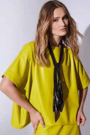 Vegan Luxe Lambskin Top