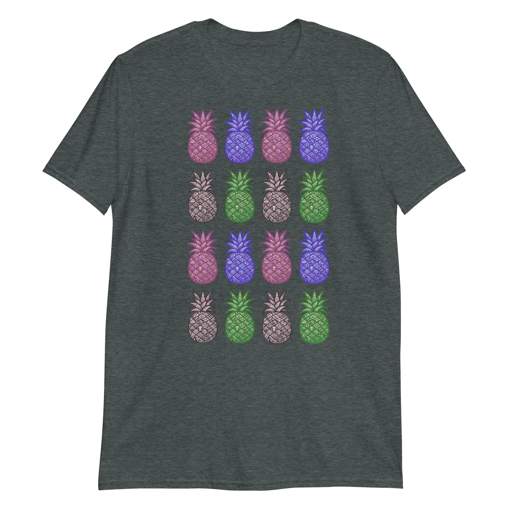 Vibrant Pineapples Short-Sleeve Unisex T-Shirt