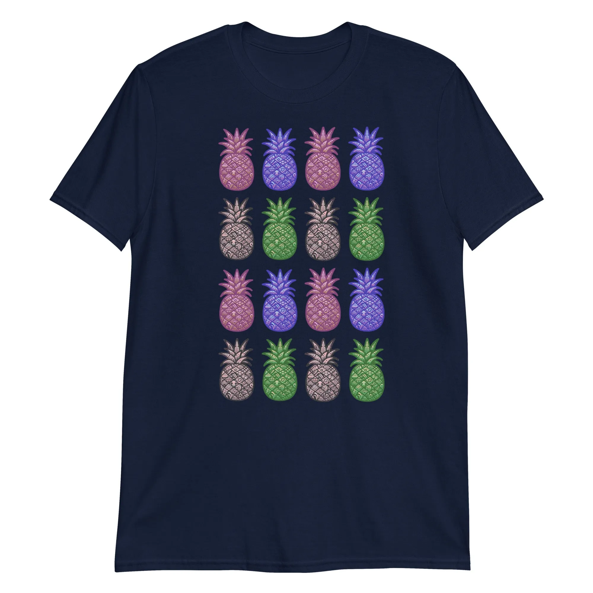 Vibrant Pineapples Short-Sleeve Unisex T-Shirt