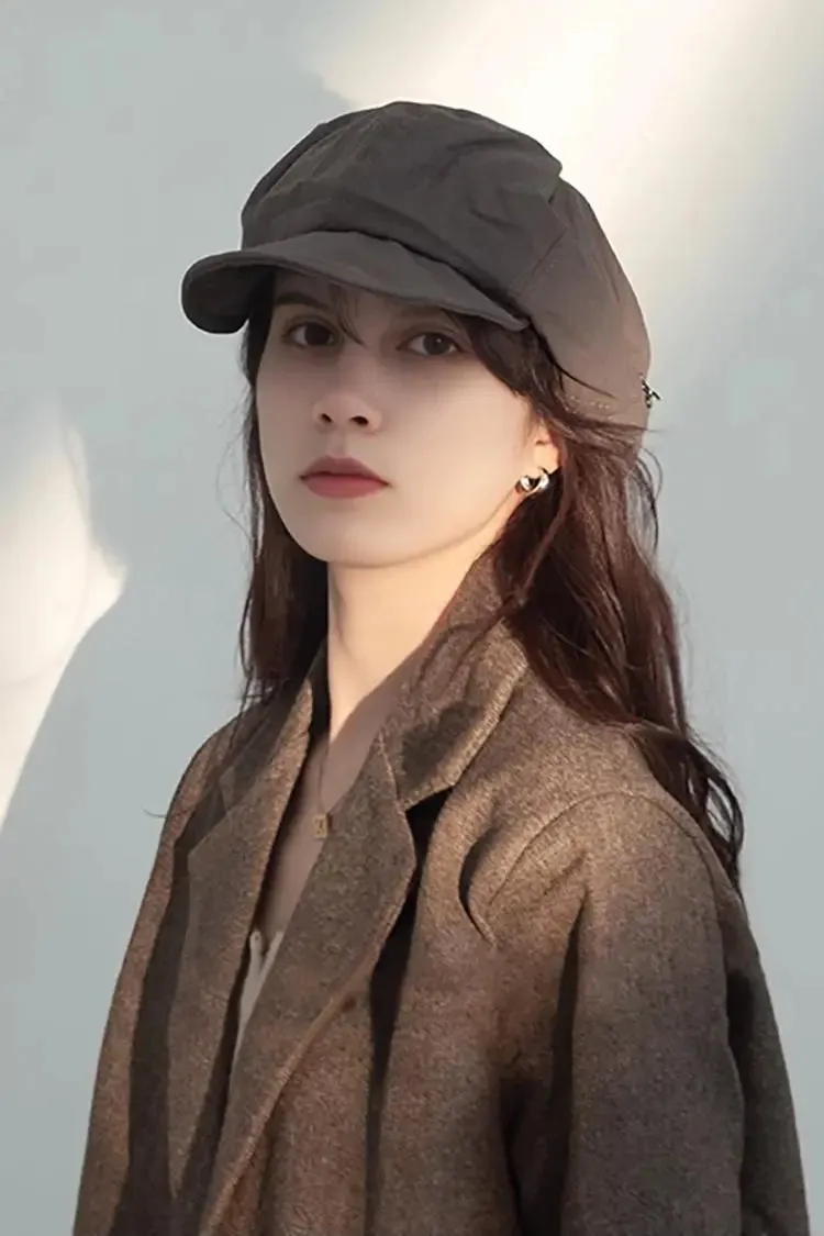 Vintage Slouchy Newsboy Cap