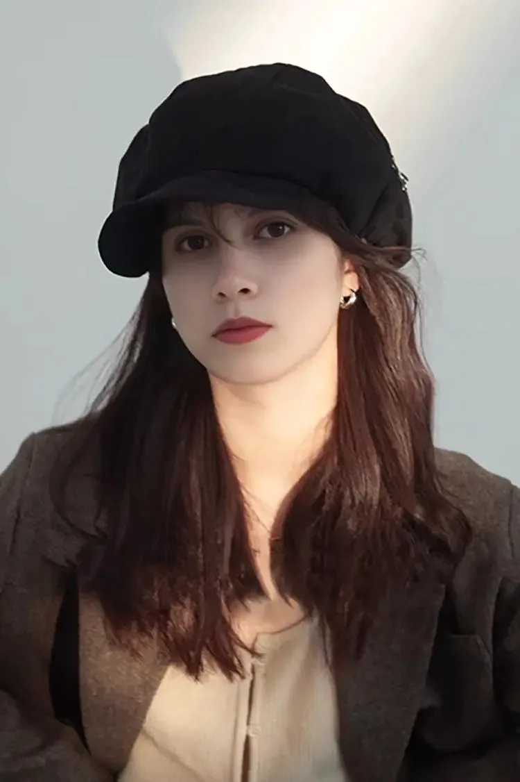 Vintage Slouchy Newsboy Cap