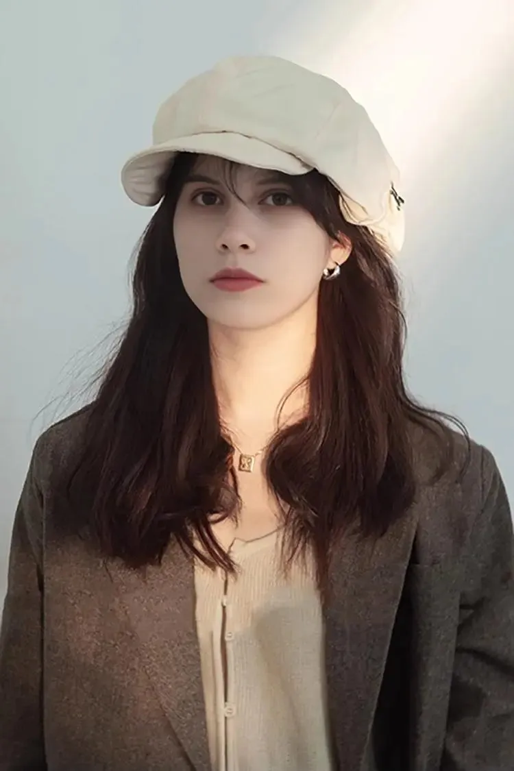 Vintage Slouchy Newsboy Cap