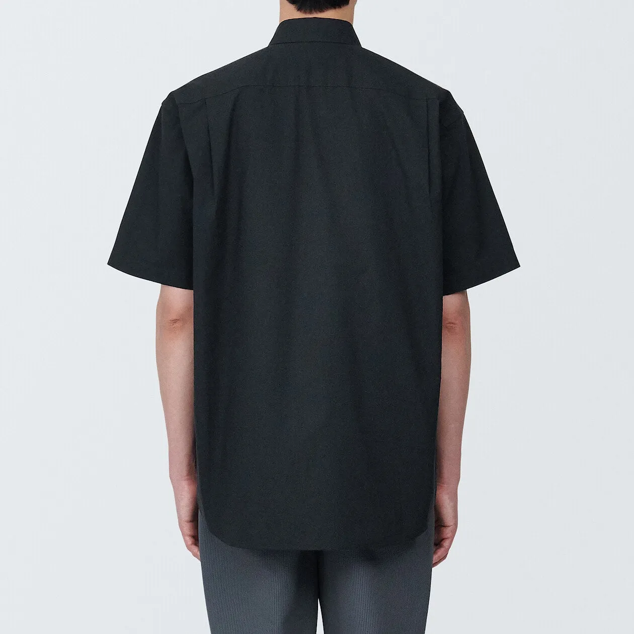 Washed Broadcloth Short Sleeve Shirt