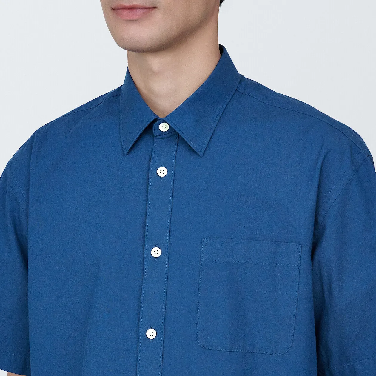 Washed Broadcloth Short Sleeve Shirt