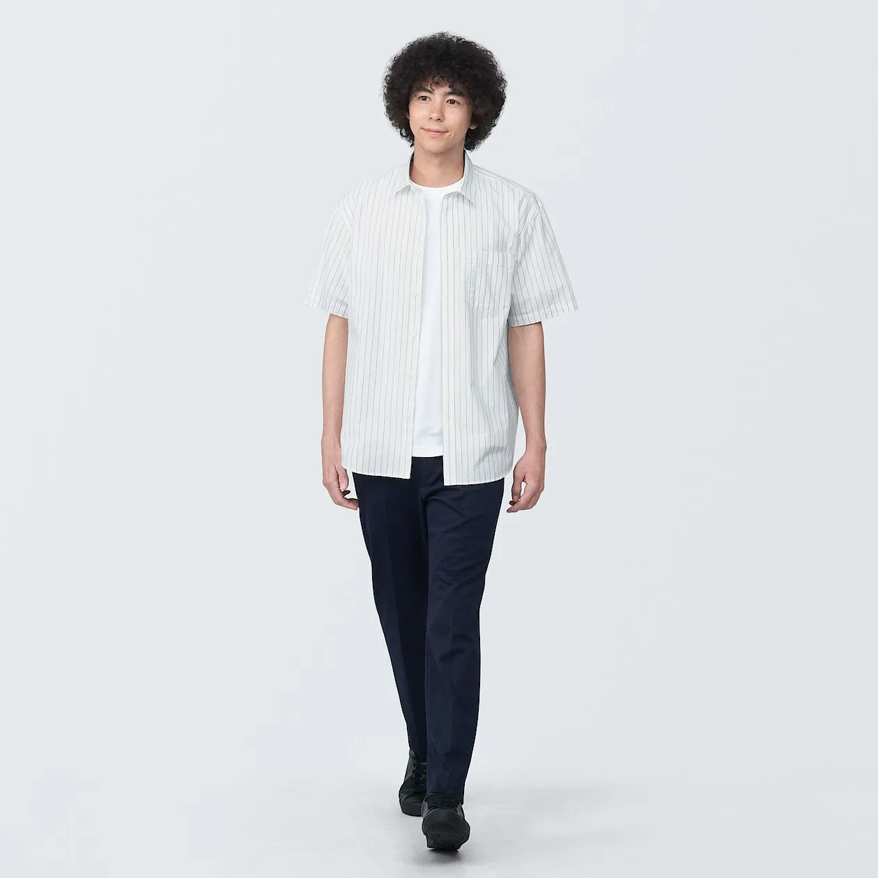 Washed Broadcloth Short Sleeve Shirt