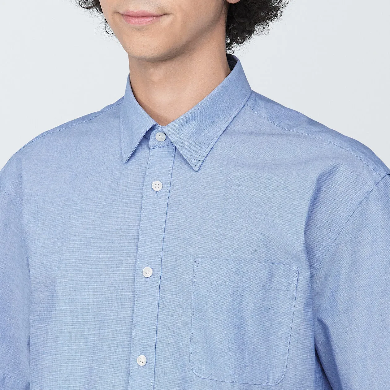 Washed Broadcloth Short Sleeve Shirt