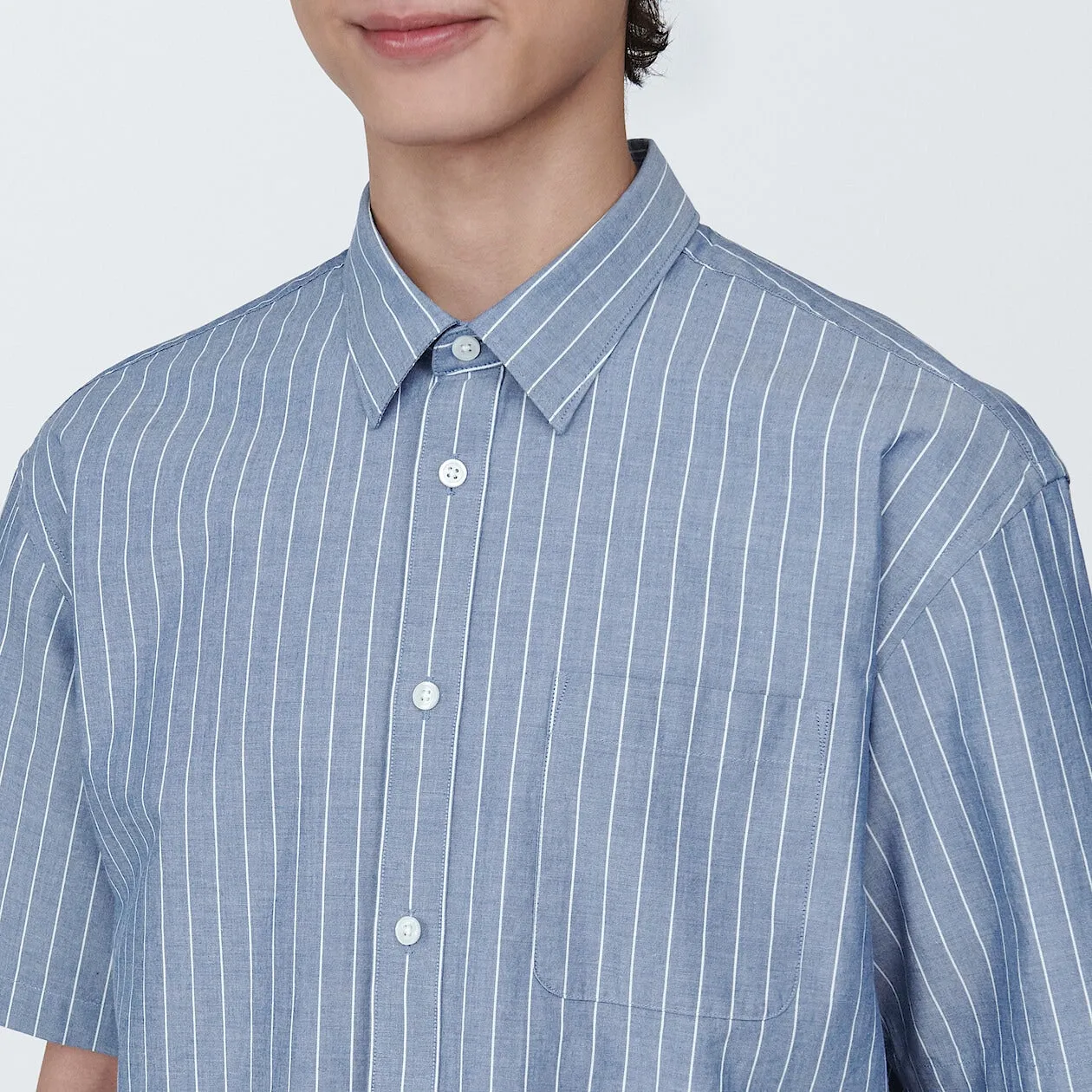 Washed Broadcloth Short Sleeve Shirt