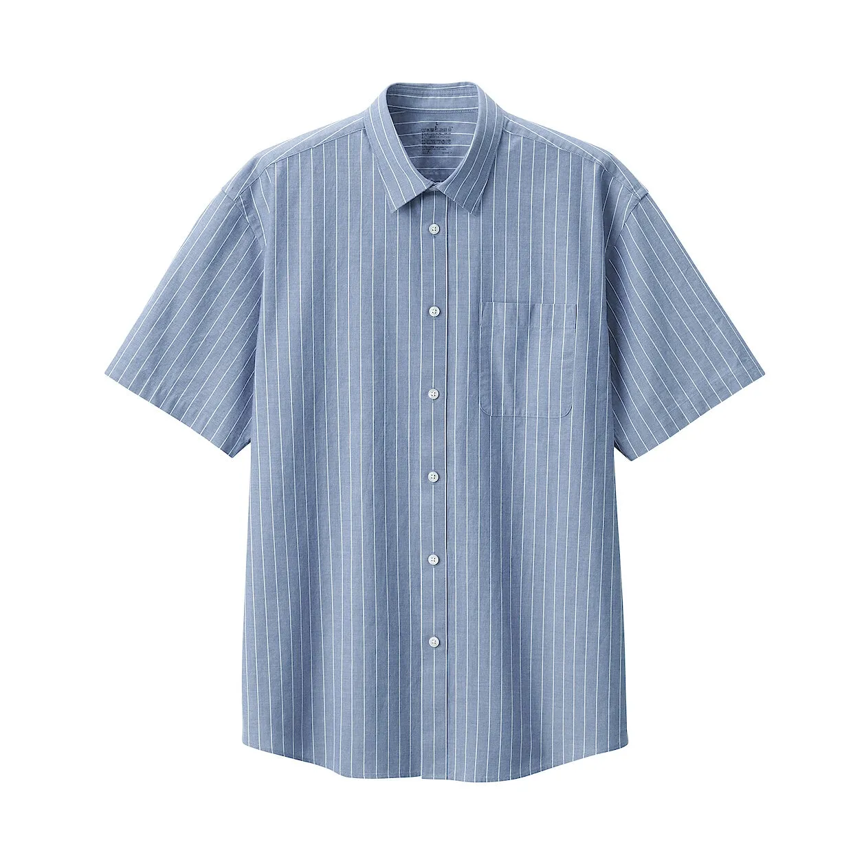 Washed Broadcloth Short Sleeve Shirt