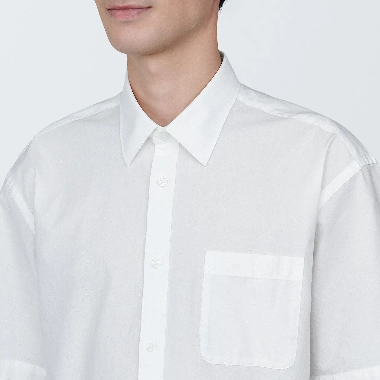 Washed Broadcloth Short Sleeve Shirt