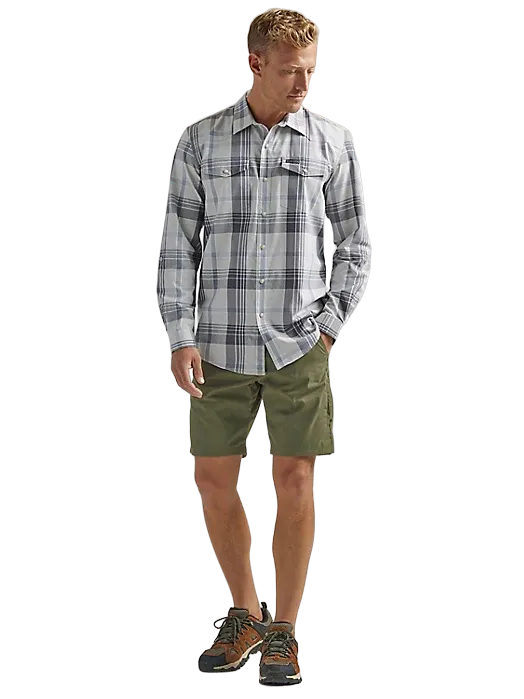 Wrangler Men's Western Plaid Gunnison River Shirt - Big